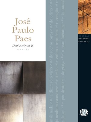 cover image of Melhores poemas José Paulo Paes
